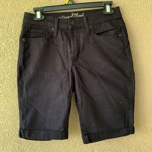 Black Denim Shorts size 6/28R